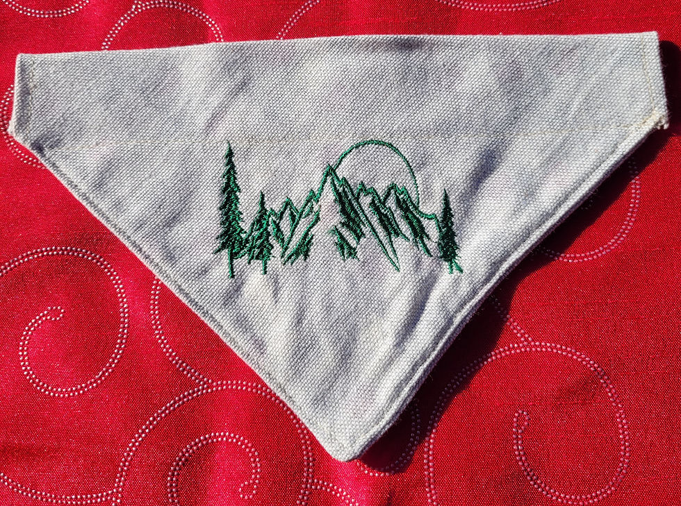 Miniature : Bandana 26 cm brodé 