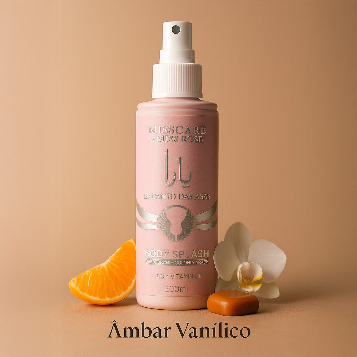 Body Splash Inspirado no Árabe Yara – Encanto das Asas 200ml