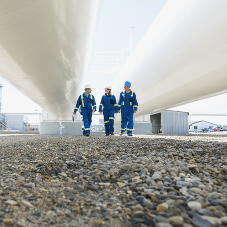Walking Under Gas Pipes