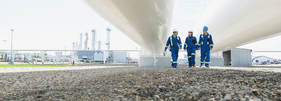 Gehen Sie unter Gasleitungen