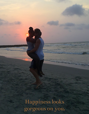 Happiness looks gorgeous on you.