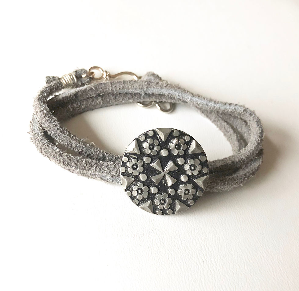 Antique Pewter Button