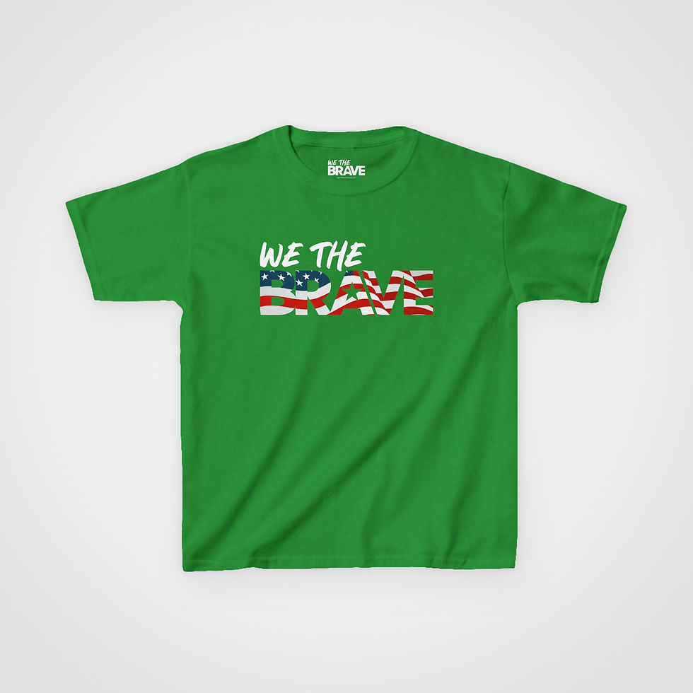 Thumbnail: "Brave Stars & Stripes" - Kids Tee