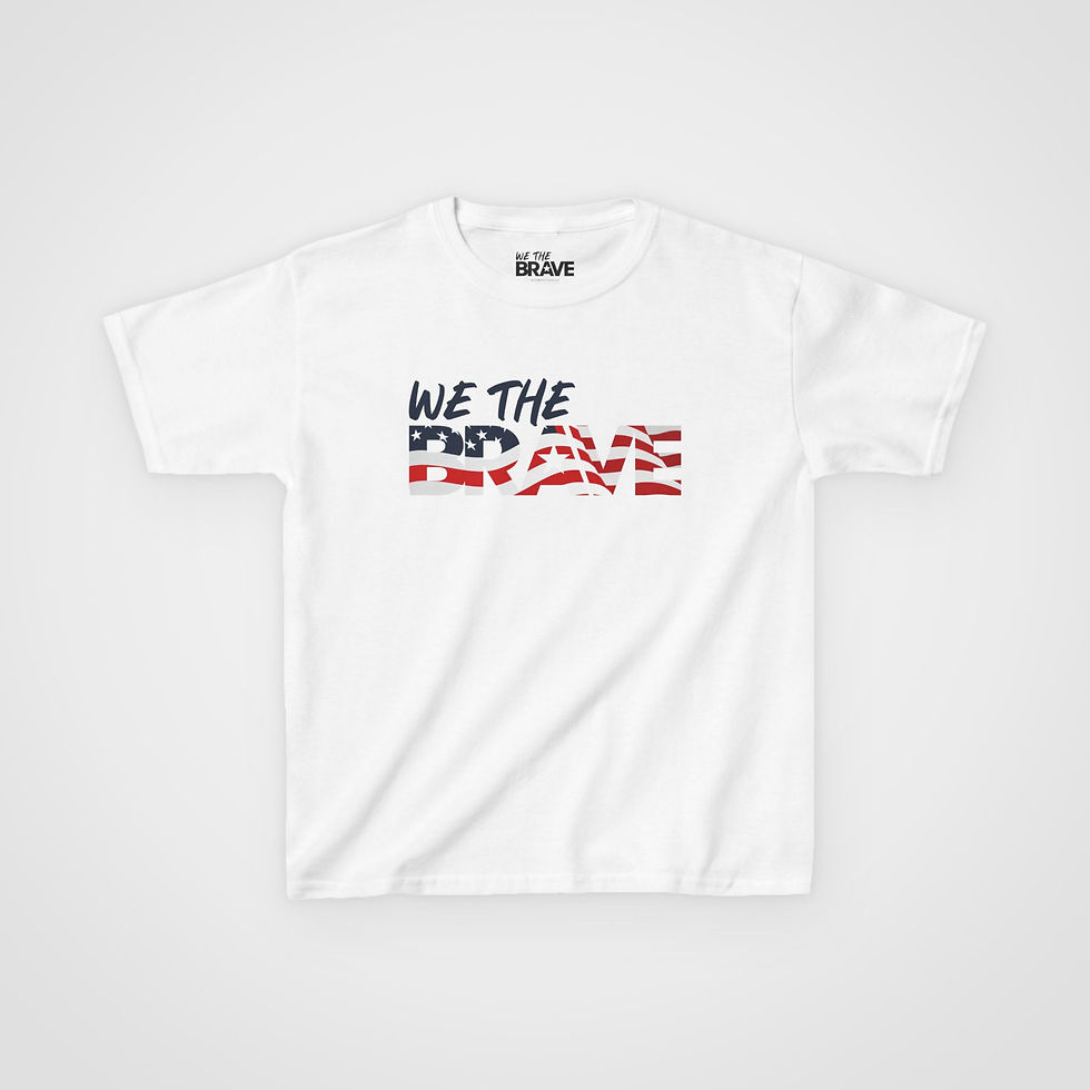 Thumbnail: "Brave Stars & Stripes" - Kids Tee