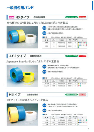 積水樹脂製の梱包 結束資材のご紹介