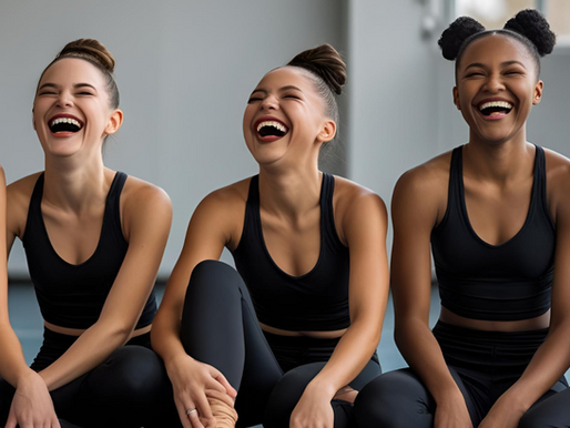 team laughing