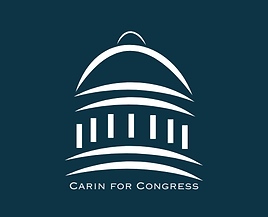 U.S. Capitol building as logo for Carin for Congress