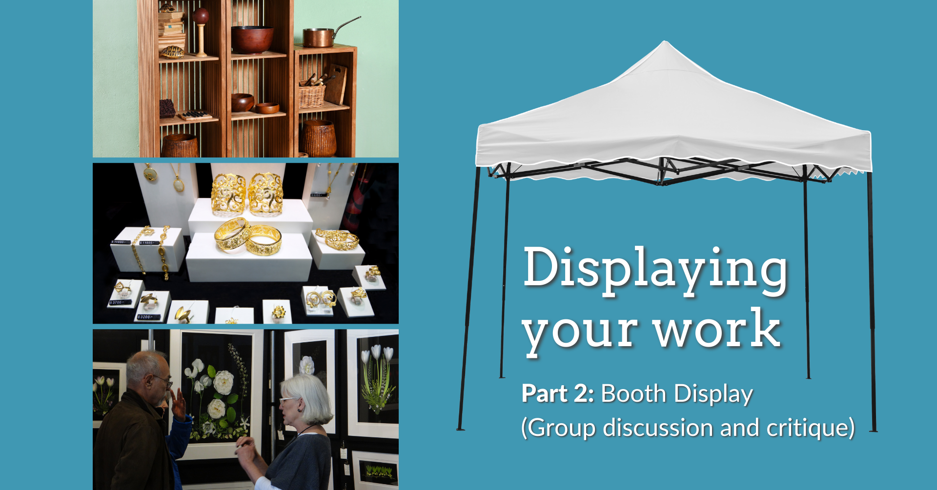 Displaying Your Work: Booth displays | MakersTogether.org