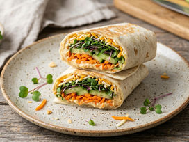 Crunchy Microgreen Wrap