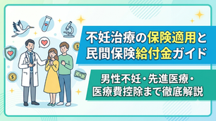 不妊治療の保険適用と民間保険給付金ガイド|男性不妊・先進医療・医療費控除まで徹底解説