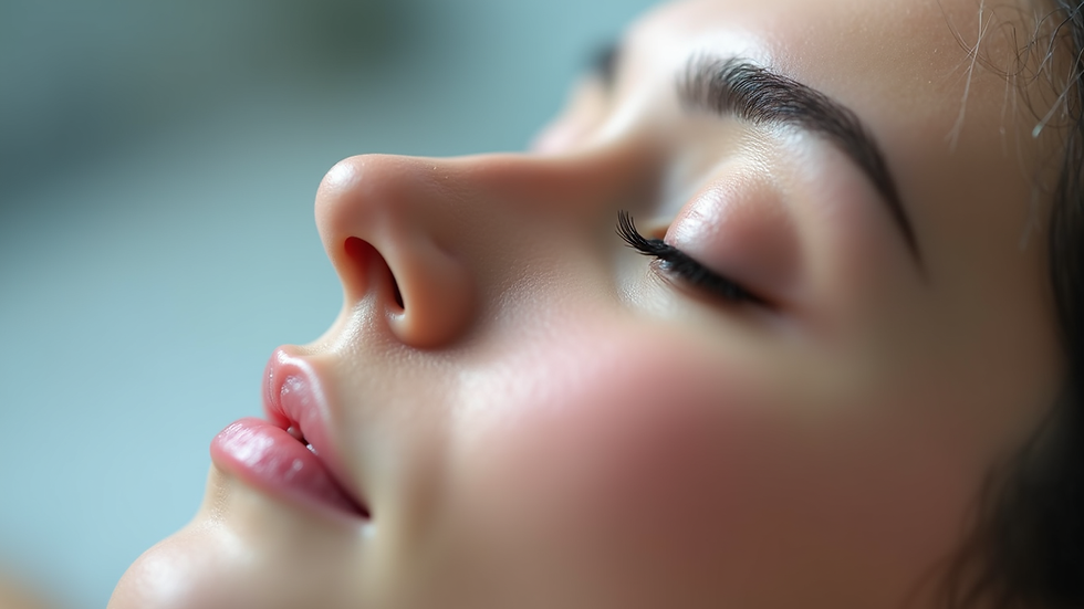 Close-up view of a microneedling device with radiofrequency technology