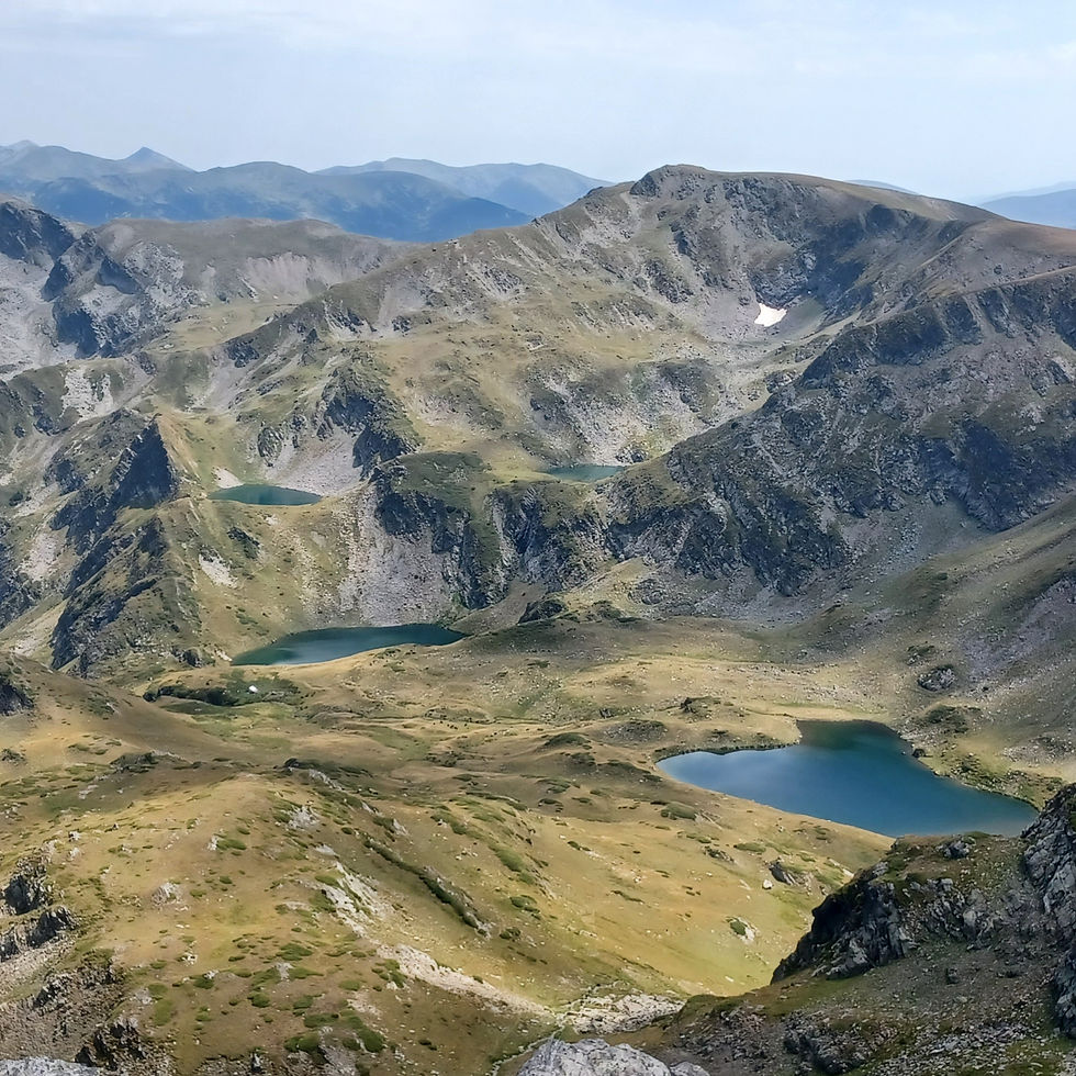 Седемте рилски езера, Харамията и връх Дамга