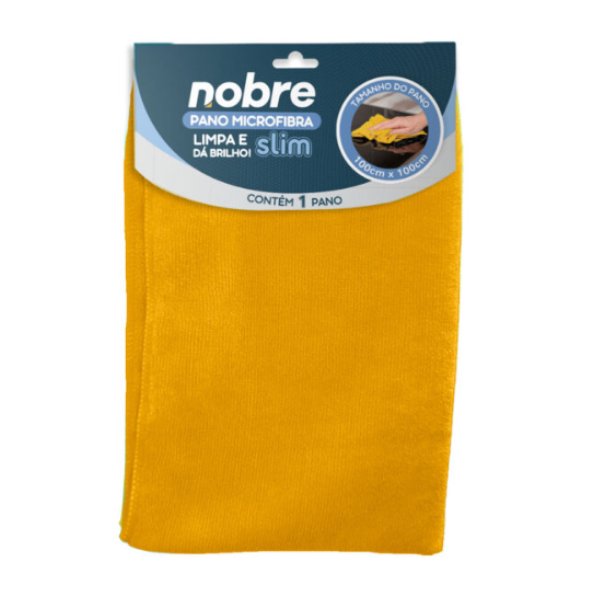 Pano Microfibra Slim Nobre 100x100 cm - Amarelo