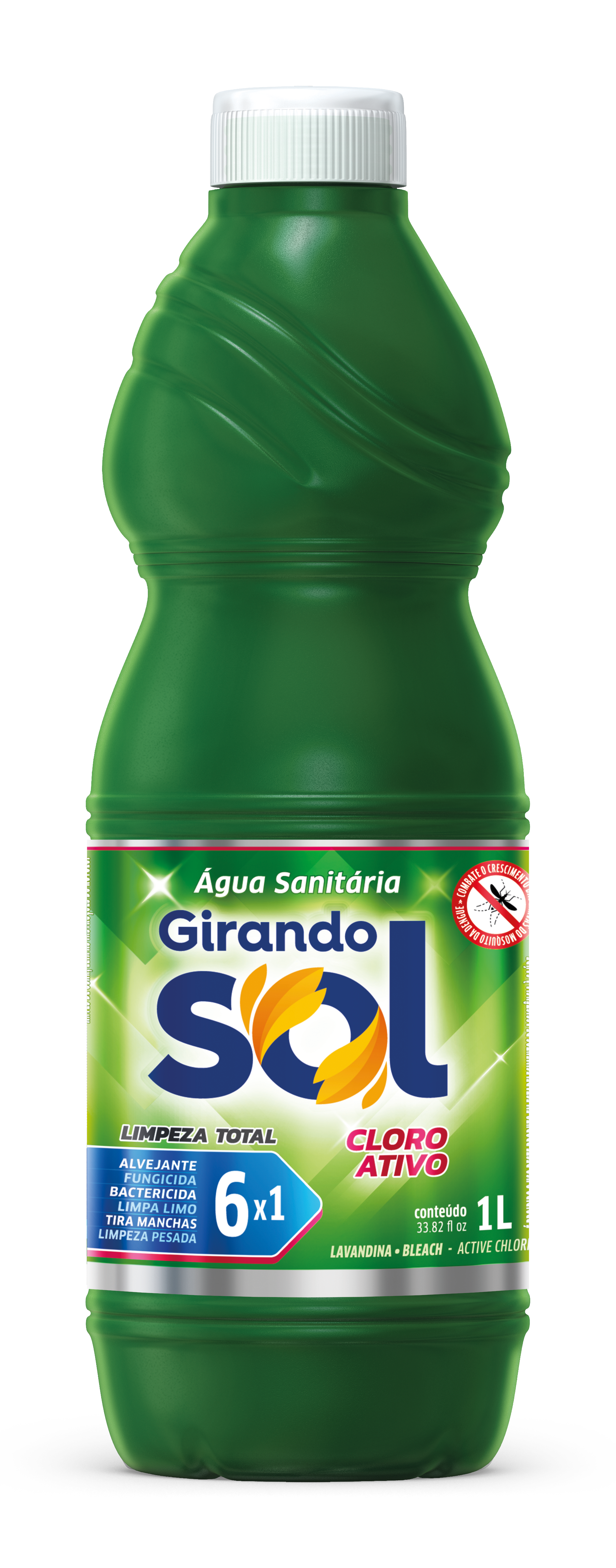 Água Sanitária Girando Sol - 01 Litro