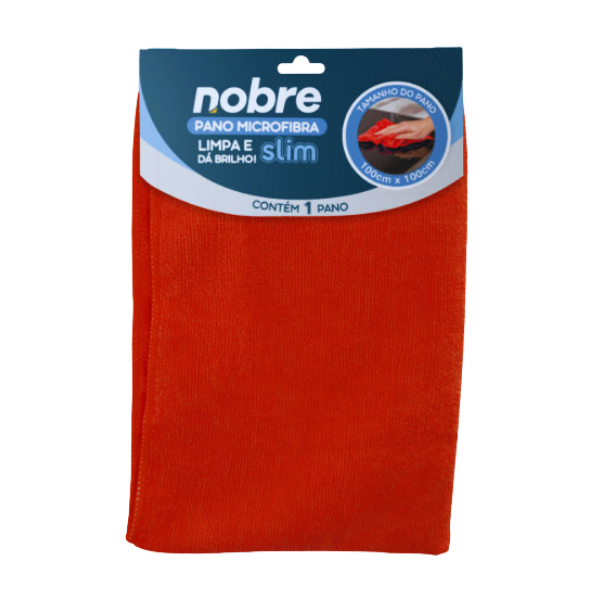 Pano Microfibra Slim Nobre 100x100 cm - Vermelho