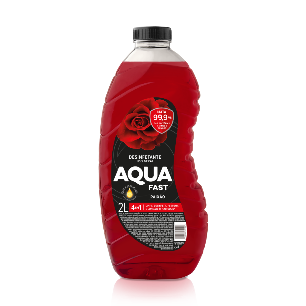 Desinfetante Aquafast Paixão - 02 Litros