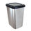 Miniatura: Lixeira Inox c/ Tampa Click Arqplast 09 Litros - Label