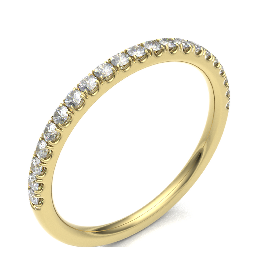 Yellow Gold Diamond Wedding Ring