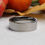 Thumbnail: Titanium Wedding Ring Polished Finish. Flat shape outside. Comfort fit inside.