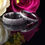 Thumbnail: Titanium Wedding Rings Set. Cross effect matt finish. Matching wedding ri