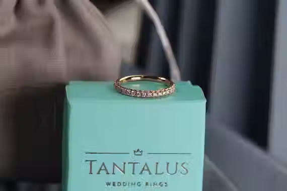 Thumbnail: Yellow Gold Diamond Wedding Ring
