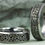 Thumbnail: Comfort fit pure Tantalum wedding Ring, Floral Pattern, Engraved wedding ring, polished bevelled edges.