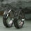 Thumbnail: Comfort fit pure Tantalum wedding Ring, Floral Pattern, Engraved wedding ring, polished bevelled edges.