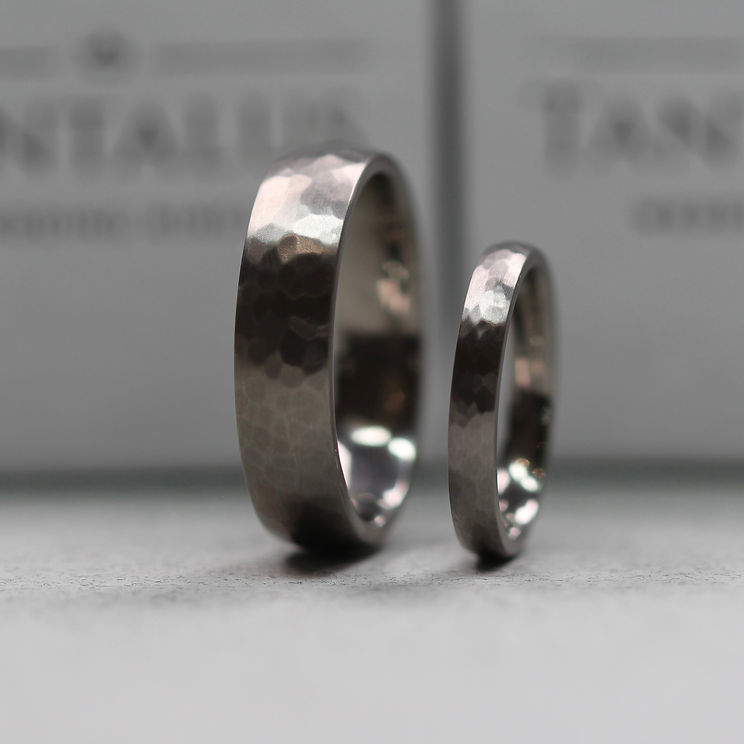Matching Titanium Titanium Wedding Ring Sets – Titanium Rings Studio