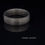 Thumbnail: Carbon Fibre Wedding Ring. Black wedding ring, 6 MM.