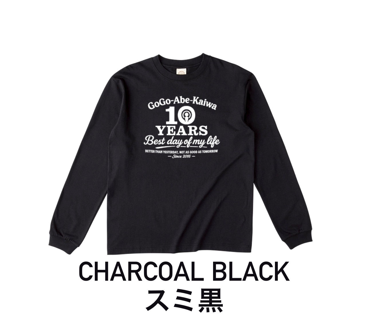 PREMIUM ITEM - GoGoエイブ会話10周年記念長袖