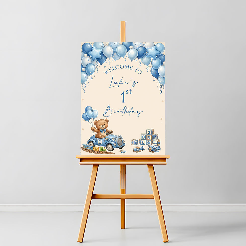 Thumbnail: Blue Teddy Birthday 