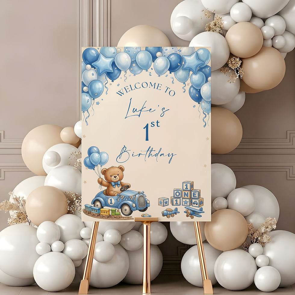Thumbnail: Blue Teddy Birthday 