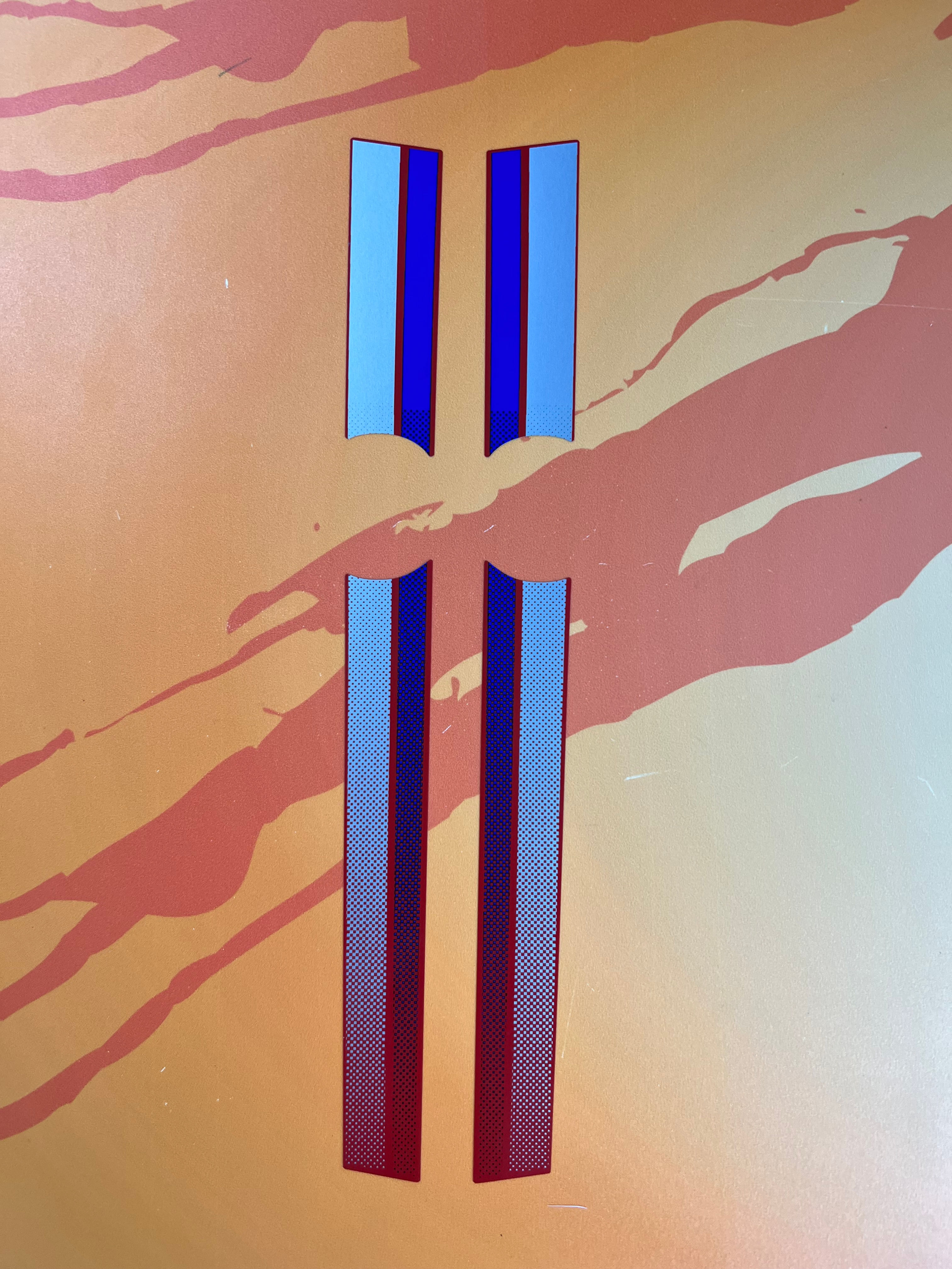 1986 TRX350 Front Stripe