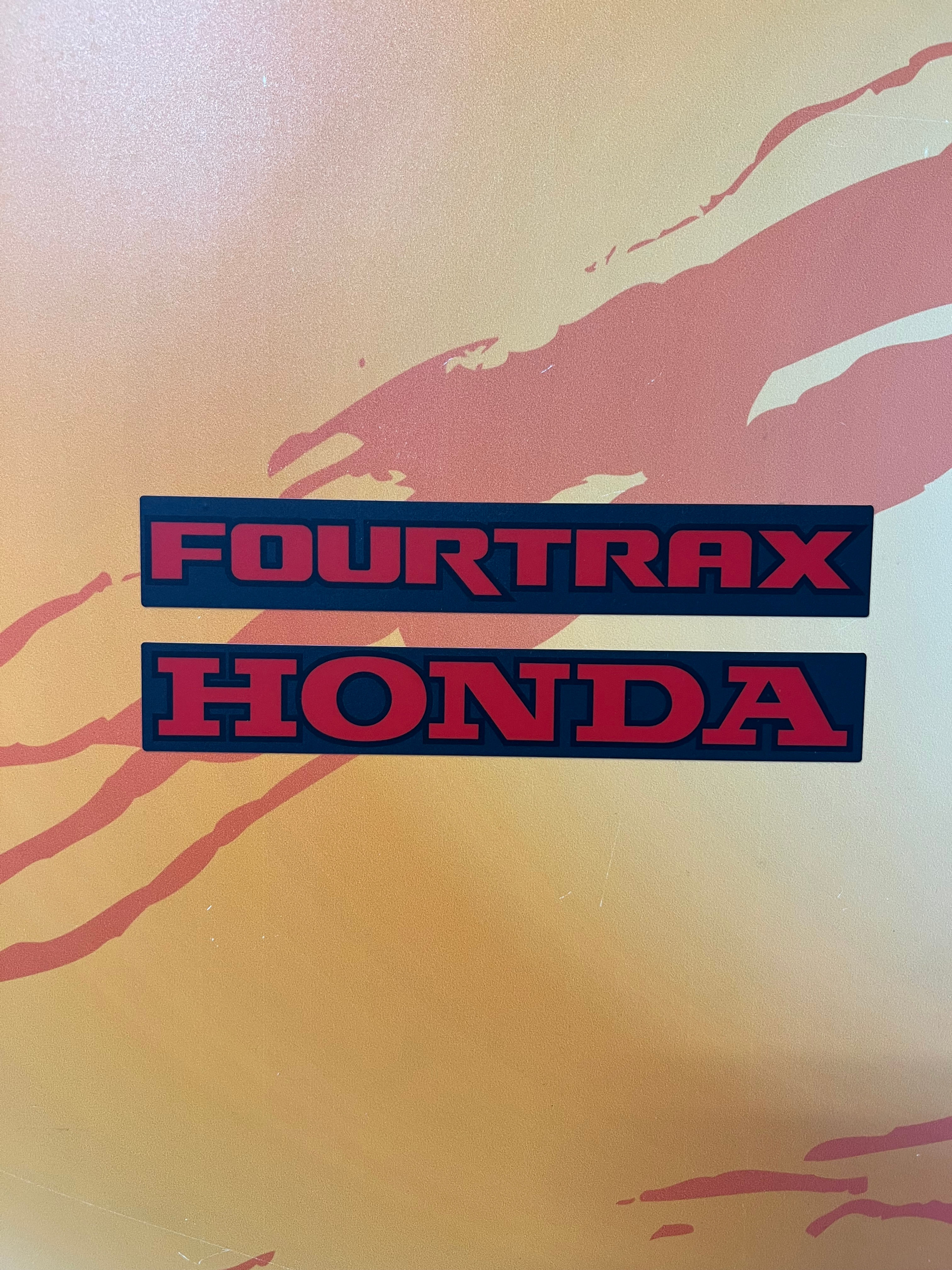 1986 TRX125 Mud Flap Decals