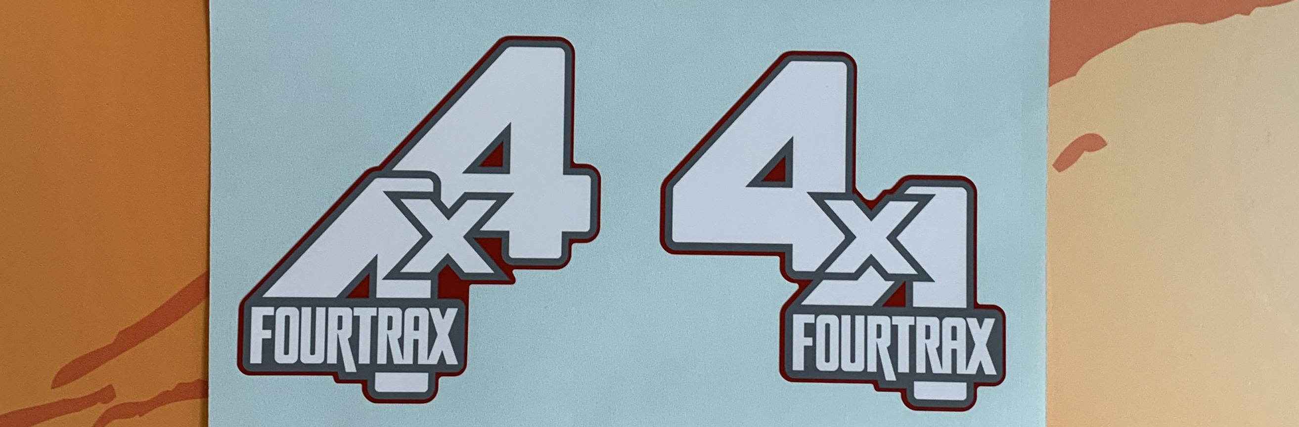 1988 TRX350D Red Side