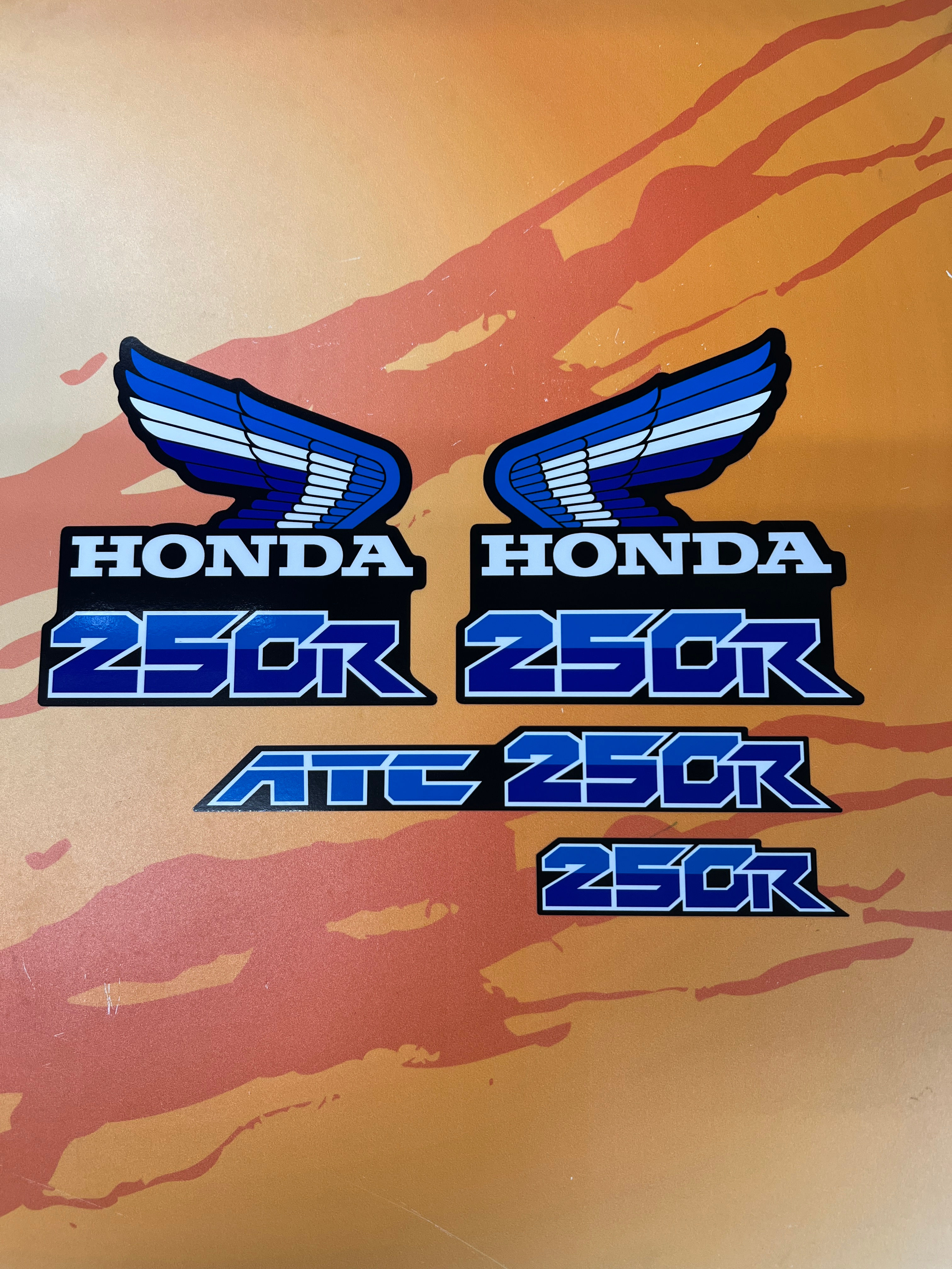 1986 Honda ATC 250R Black and Blue