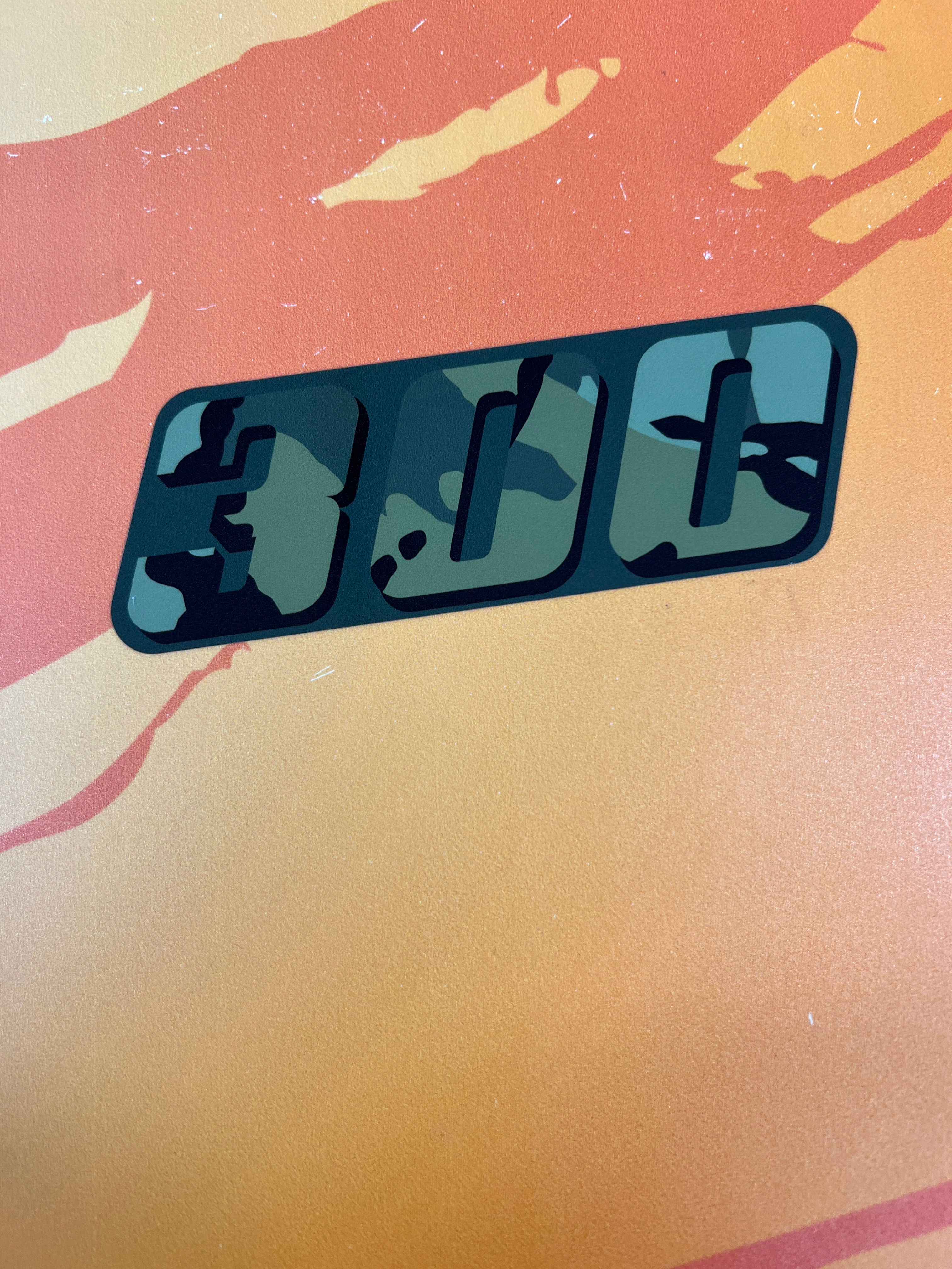 TRX300 Green Camo Side decal