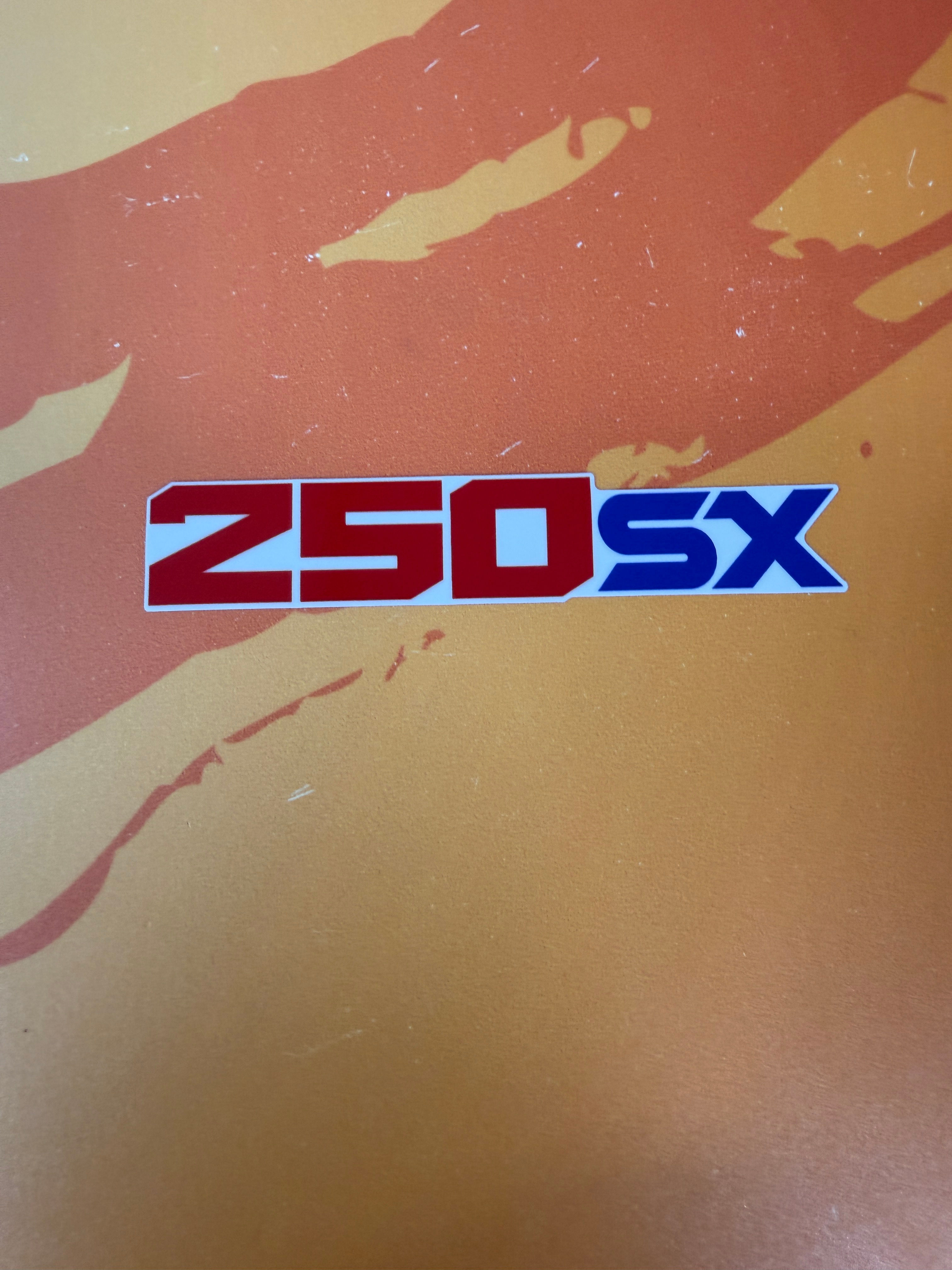 Custom 86-87 250SX Front fender decal