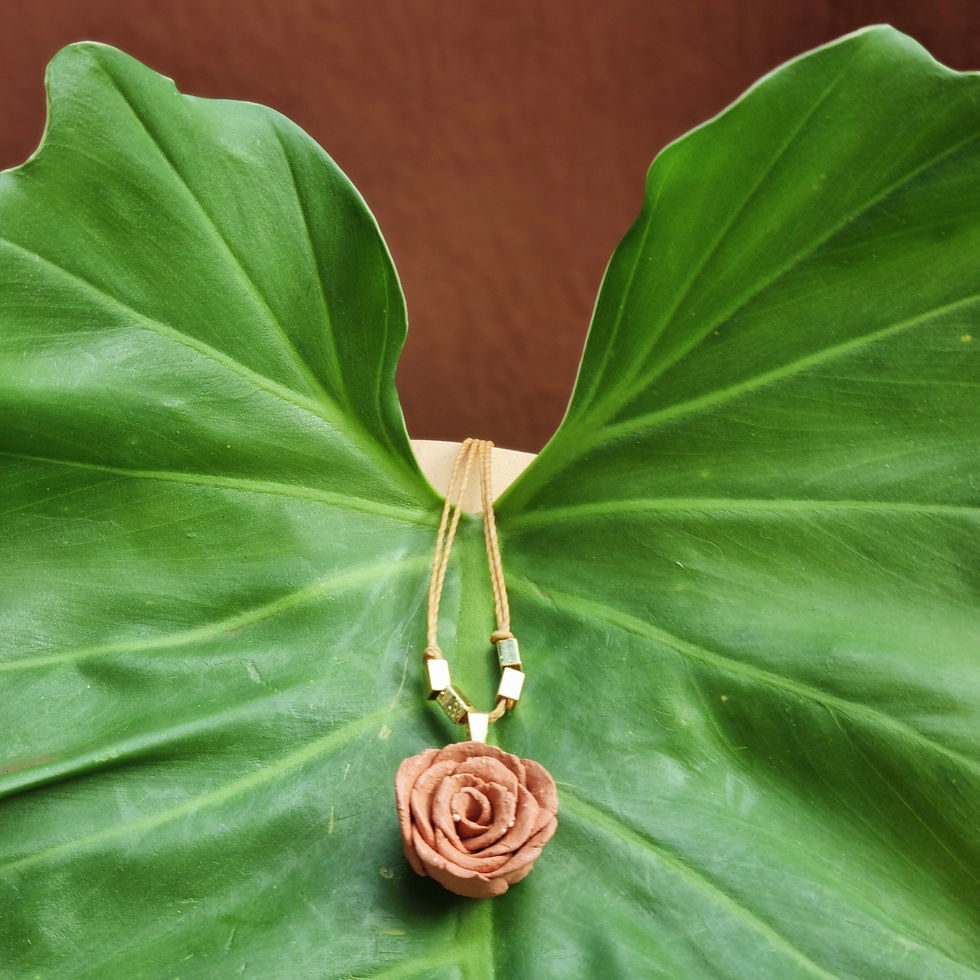 Miniatura: Rosa Duo Colar e Porta Joia 06