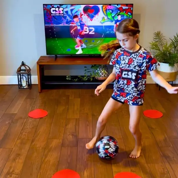 Kid Playing GOAT Skillz