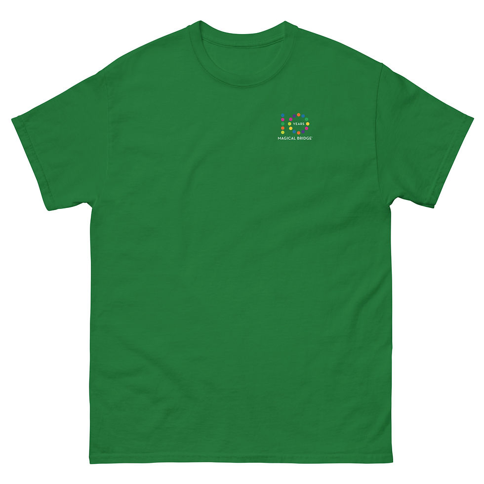 Thumbnail: Magical Bridge 10 Year Anniversary Commemorative Tshirt.- Dark Colors