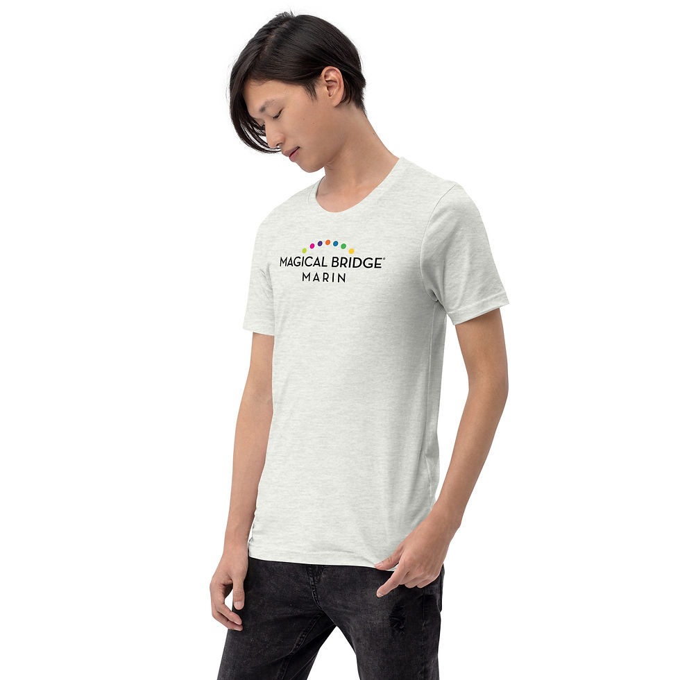 Thumbnail: Magical Bridge Marin Adult Light Colored Unisex t-shirt