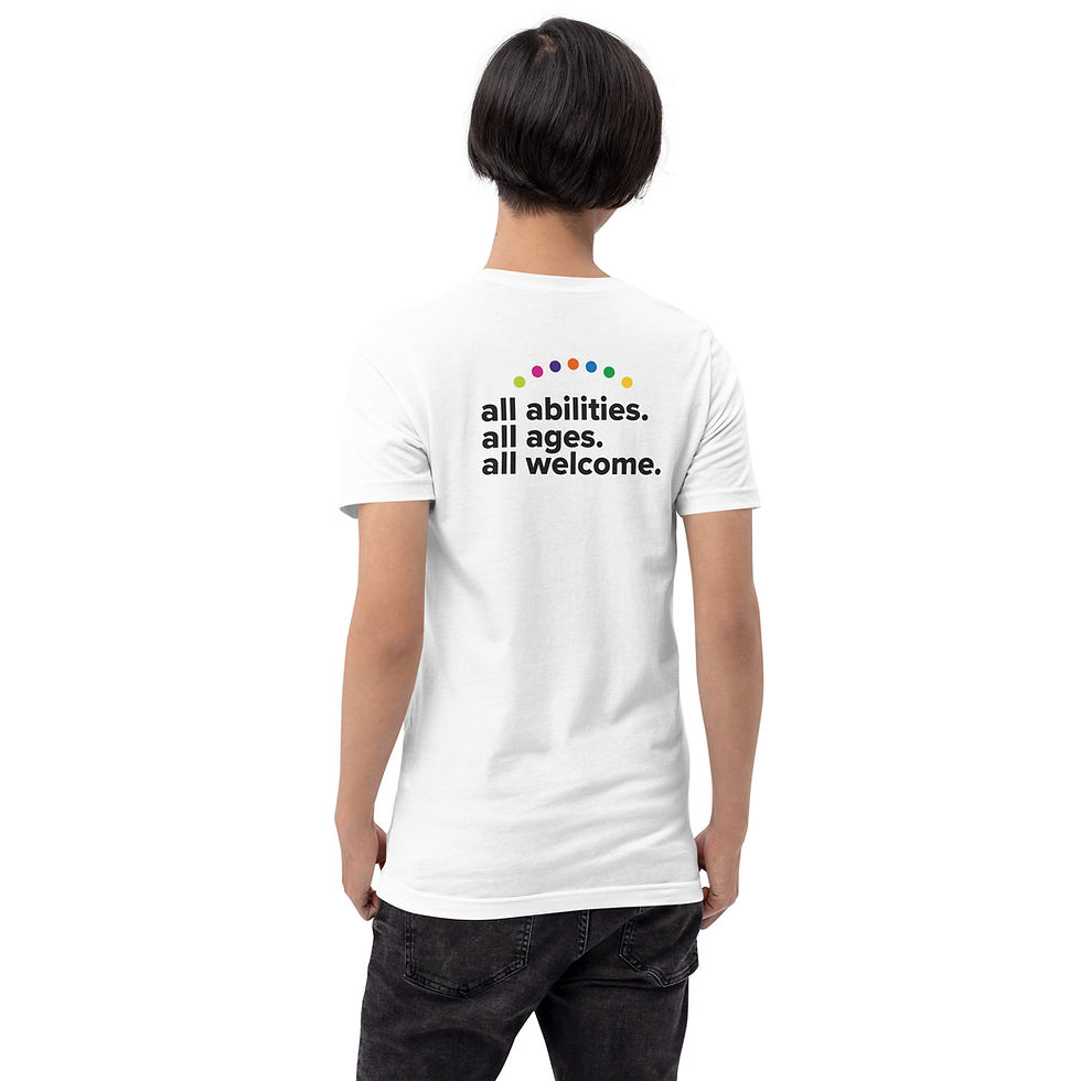 Thumbnail: Magical Bridge Healdsburg - Adult Light Colored Unisex t-shirt