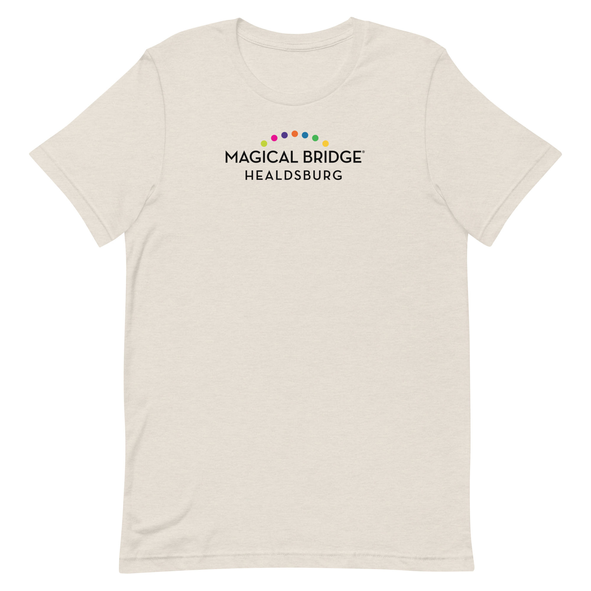 Magical Bridge Healdsburg - Adult Light Colored Unisex t-shirt