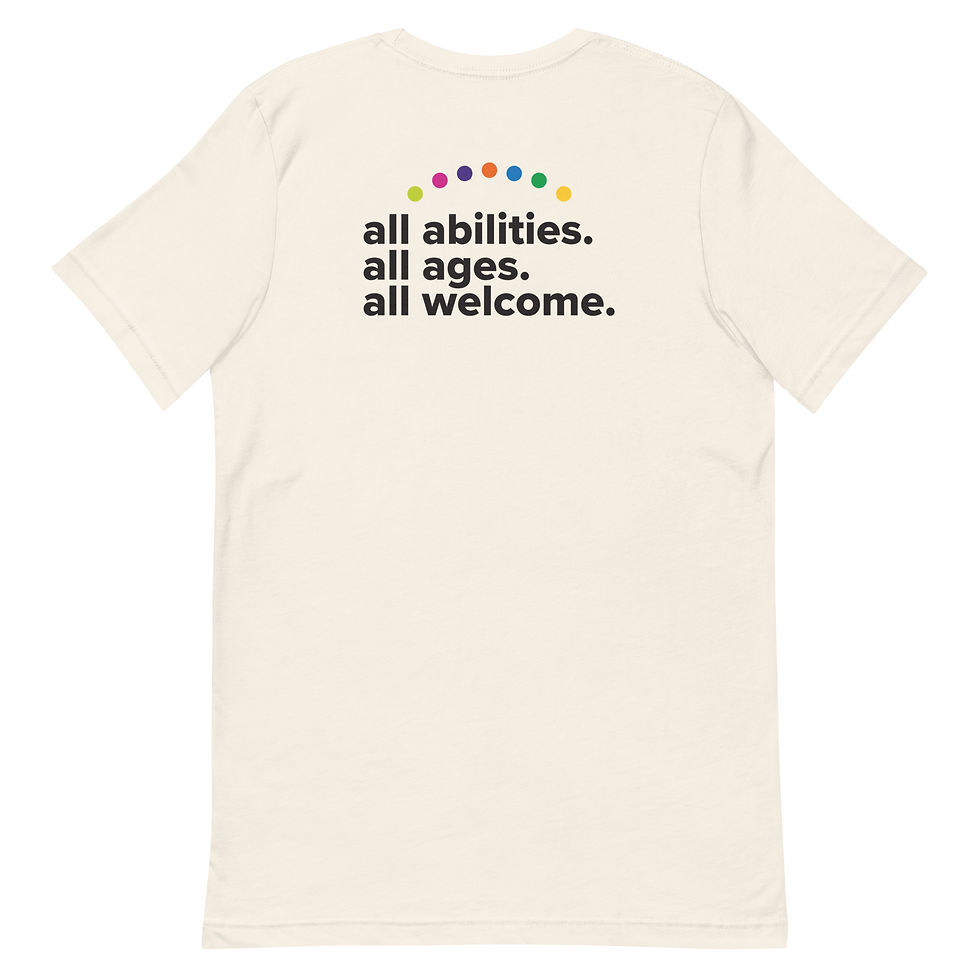 Thumbnail: Magical Bridge Healdsburg - Adult Light Colored Unisex t-shirt