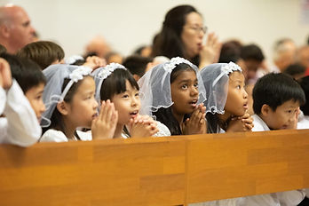First Holy Communion Praying