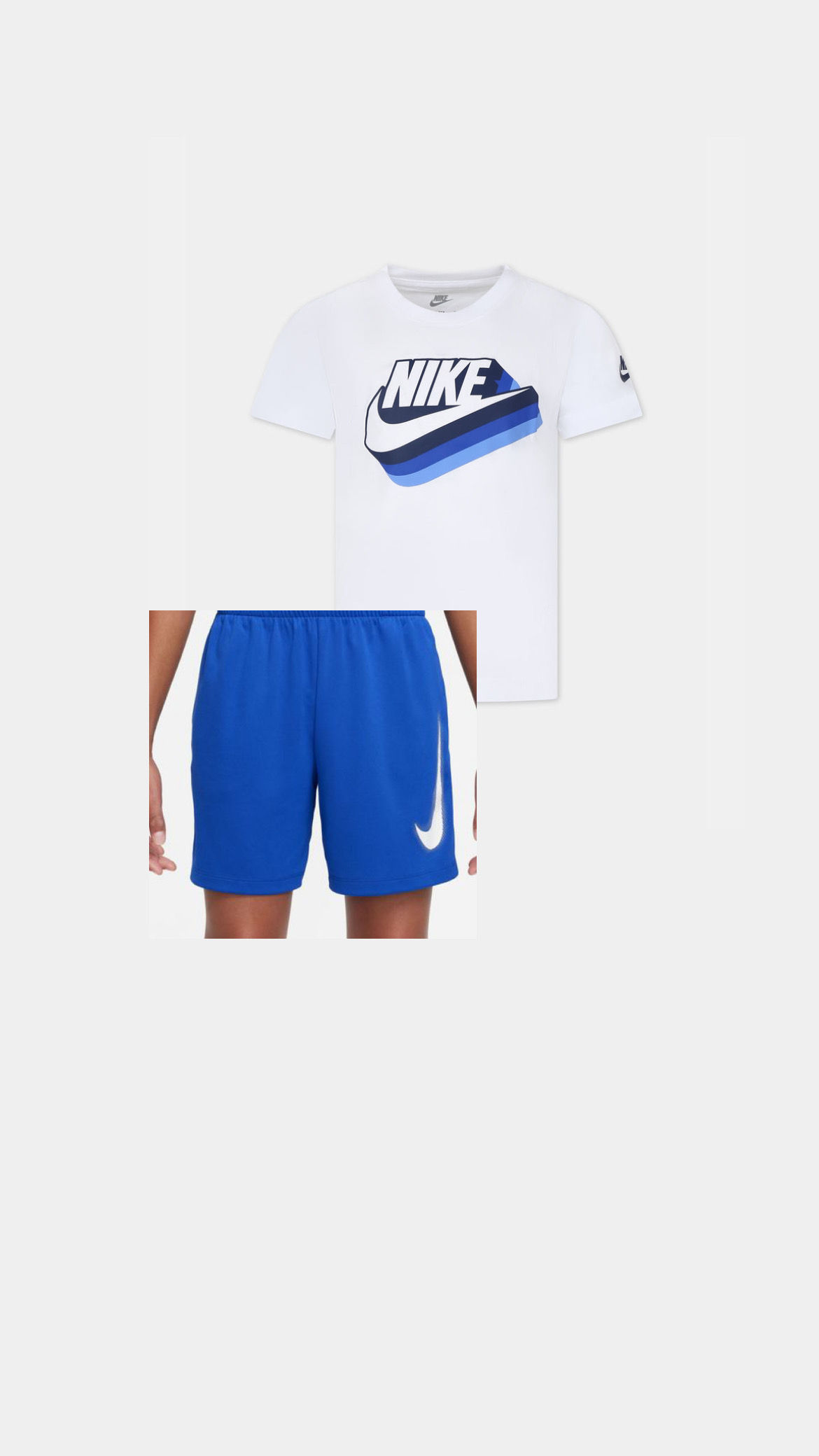 חליפת נייק כחול לבן 