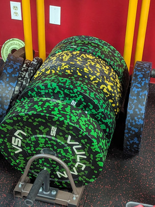 1000+ lbs of Vulcan Bumper plates