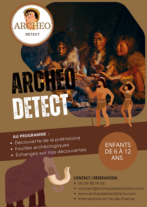 affiche animation préhistoire