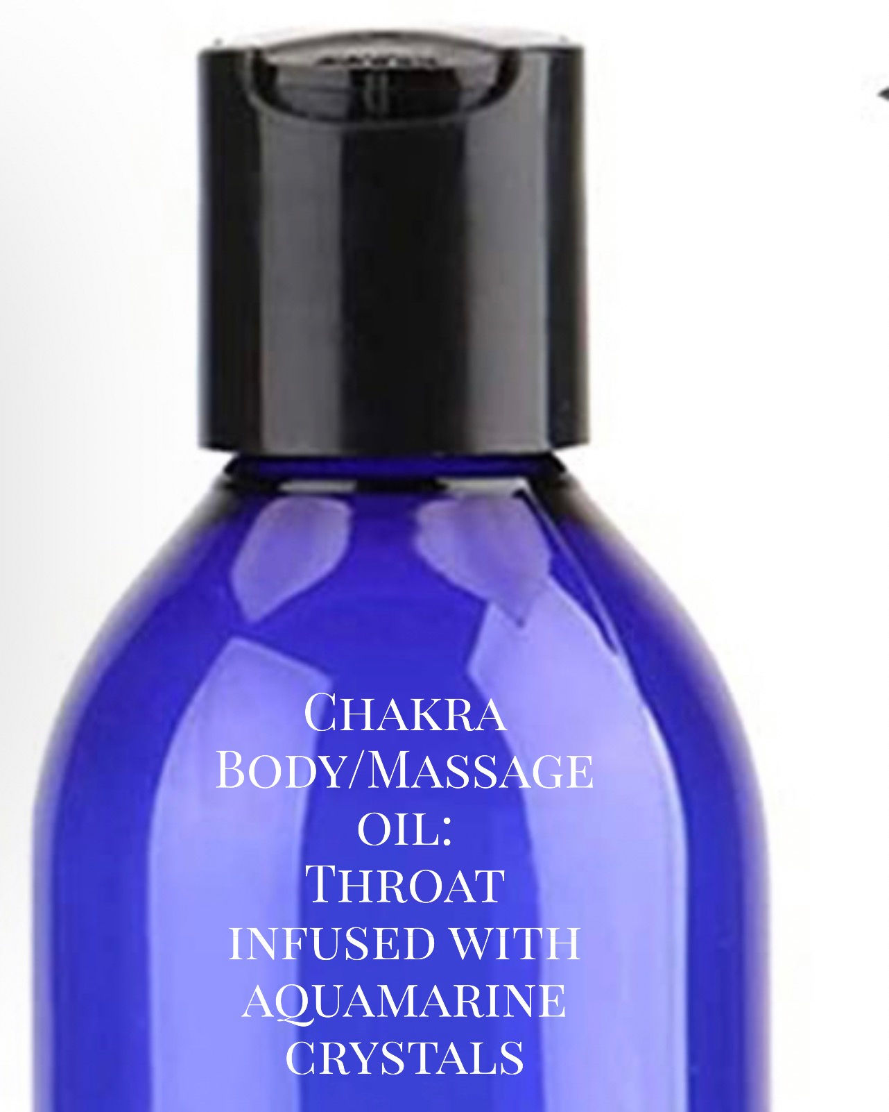 Chakra Body/Massage Oil: Throat Chakra 6oz